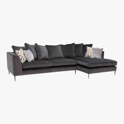 Barker and Stonehouse Conza Large Right Hand Facing Pillow Back Chaise Sofa