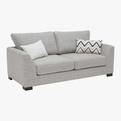 Barker and Stonehouse Stamford 2 Seater Fabric Sofa, Vegas Zinc