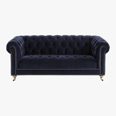 Barker and Stonehouse Ullswater Velvet 3 Seater Chesterfield Sofa