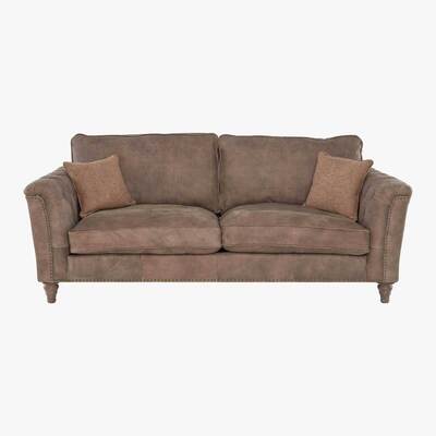 Barker and Stonehouse Darwin Large Leather Sofa