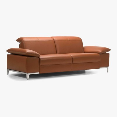 Barker and Stonehouse Auden Basic 220cm Sofa, Montana Cognac