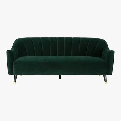 Barker and Stonehouse Lois 3 Seater Velvet Sofa