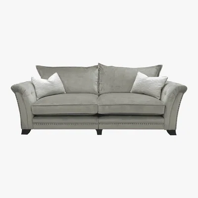 Barker and Stonehouse Dorsey Standard Back 4 Seater Split Frame Sofa, Stock