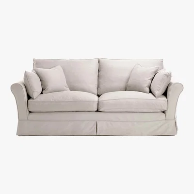 Barker and Stonehouse Berkeley Fabric Loose Covers Large Sofa