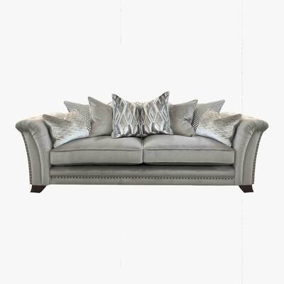 Barker and Stonehouse Dorsey Pillow Back 4 Seater Split Frame Sofa