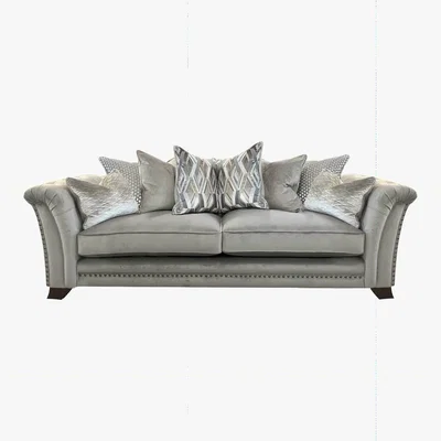 Barker and Stonehouse Dorsey Pillow Back 4 Seater Split Frame Sofa