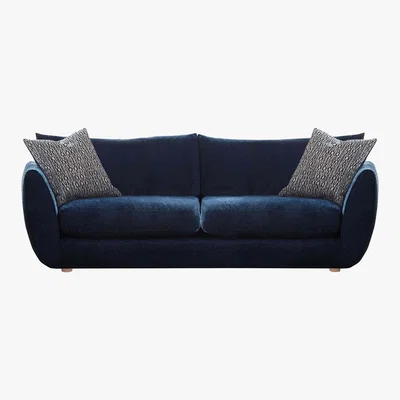 Barker and Stonehouse Big Blue Extra Large Sofa