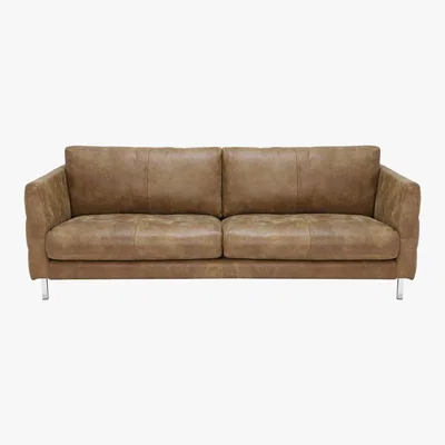Barker and Stonehouse Lars 3.5 Seater Leather Sofa