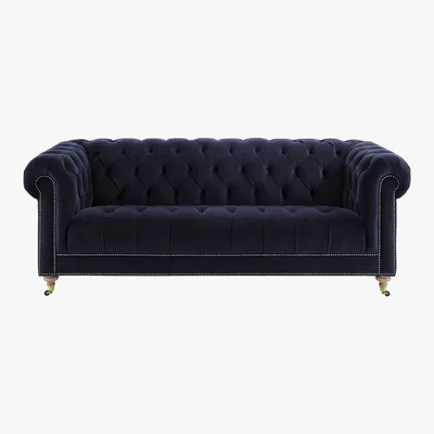 Barker and Stonehouse Ullswater Velvet 3.5 Seater Chesterfield Sofa