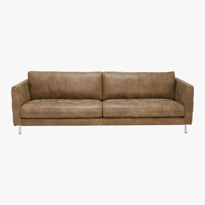 Barker and Stonehouse Lars 4 Seater Leather Sofa