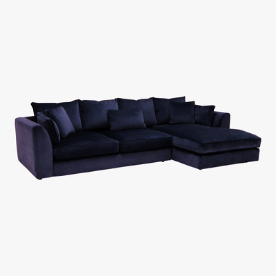Barker and Stonehouse Harrington Large Right Hand Facing Chaise Sofa, Stock