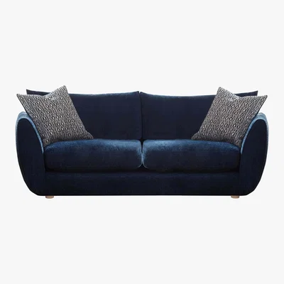 Barker and Stonehouse Big Blue Small Sofa