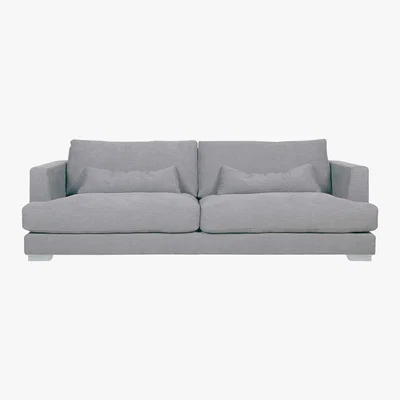 Barker and Stonehouse Flavin 3 Seater Sofa, Light Grey