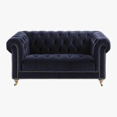 Barker and Stonehouse Ullswater Velvet 2 Seater Chesterfield Sofa