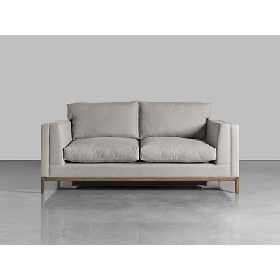 Cox and Cox The Deco Sofa Bed - Ash Linen Cotton Blend