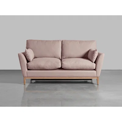 Cox and Cox The Nordic Sofa Bed - Mallow Linen Cotton Blend