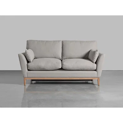 Cox and Cox The Nordic Sofa Bed - Ash Linen Cotton Blend