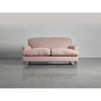Cox and Cox Cosy Petite Sofa Mallow Linen Cotton Blend
