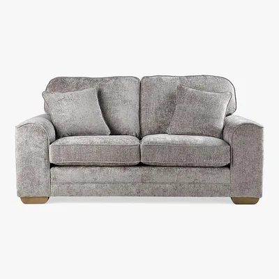 Dunelm Morello Small Sofa Luxury Chenille Premium Chenille Sand