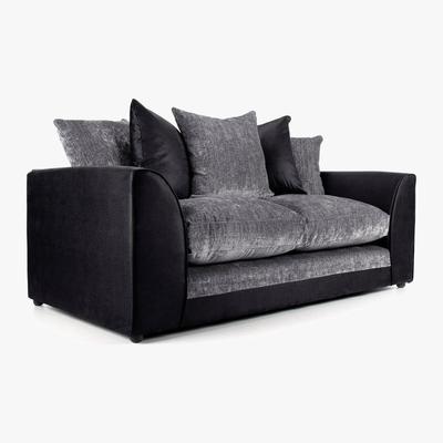 Dunelm Denver 2 Seater Sofa Bed Brown And Beige