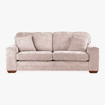Dunelm Morello Medium Sofa Luxury Chenille Premium Chenille Rosewood