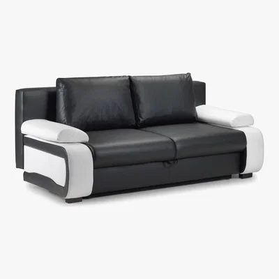 Dunelm Victoria Black 2 Seater Sofa Bed Black