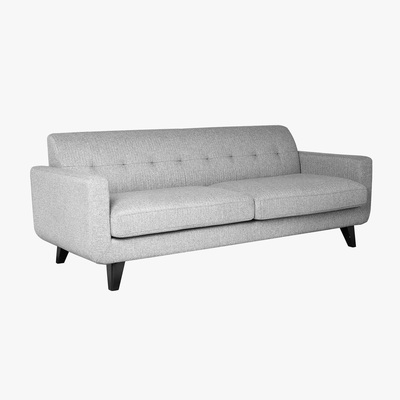 Dunelm Bexter Grey 3 Seater Sofa Grey