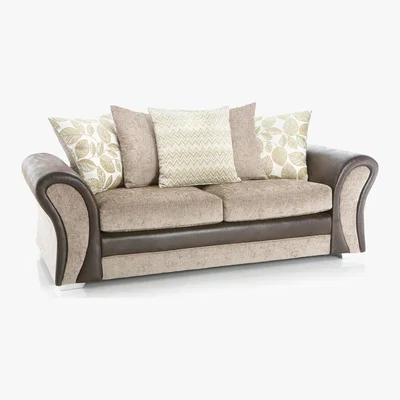 Dunelm Scarlett 3 Seater Sofa Cream