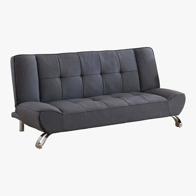 Dunelm Vogue Fabric Sofa Bed Grey