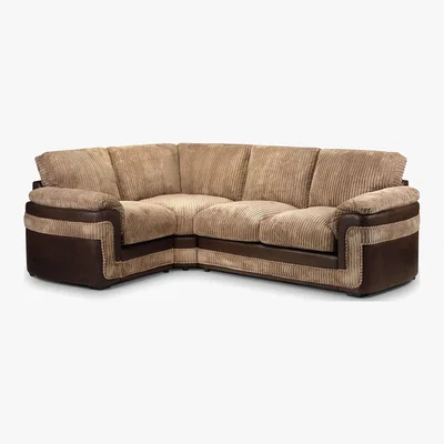 Dunelm Dakota Left Hand Corner Sofa Black