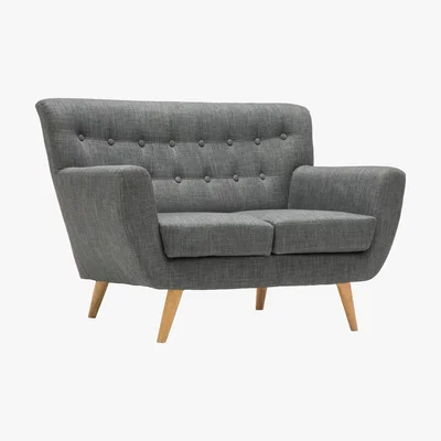Dunelm Loft Grey 2 Seater Sofa Grey