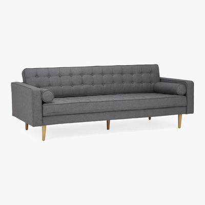 Dunelm Prague 3 Seater Fabric Sofa Grey