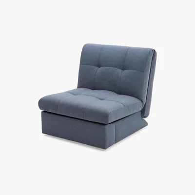 Dunelm Navy Rowan Single Sofa Bed Navy