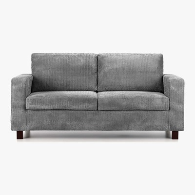 Dunelm Max 3 Seater Fabric Sofa Grey