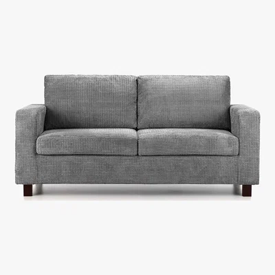 Dunelm Max 3 Seater Fabric Sofa Grey
