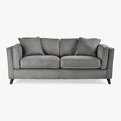 Dunelm Arabella Small Sofa Brushed Plain Fabric Brushed Plain Graphite