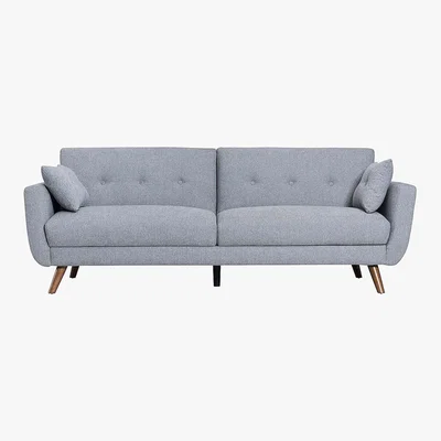 Dunelm Bobby Grey 3 Seater Sofa Bed Grey