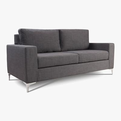Dunelm Tuscany Grey 3 Seater Sofa Grey