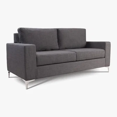 Dunelm Tuscany Grey 3 Seater Sofa Grey