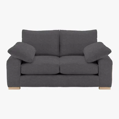 Dunelm Whitby 2 Seater Sofa Alpha Charcoal