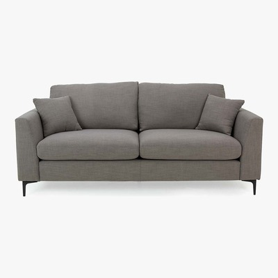 Dunelm Edison 3 Seater Sofa - Charcoal Dark Grey