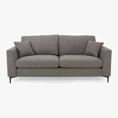 Dunelm Edison 3 Seater Sofa - Charcoal Dark Grey