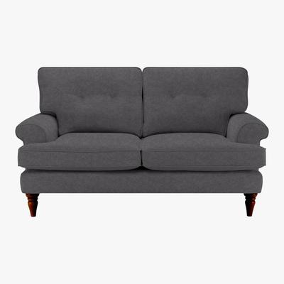 Dunelm Paisley 2 Seater Sofa Alpha Charcoal