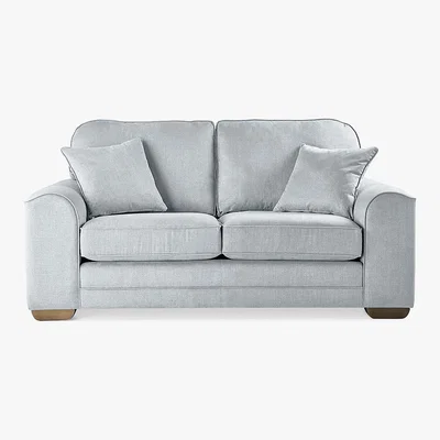 Dunelm Morello Small Sofa Brushed Plain Fabric Brushed Plain Dew
