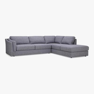 Dunelm Westow Grey Right Hand Corner Sofa Grey