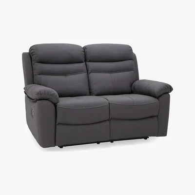 Dunelm Conway Reclining 2 Seater Sofa Grey
