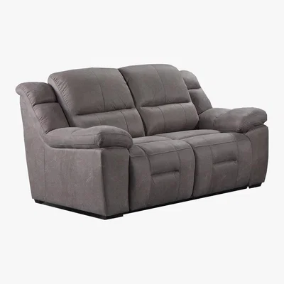 Dunelm Madison Vintage 2 Seater Fabric Sofa - Silver Silver