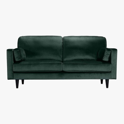 Dunelm Sheldon Velvet 2 Seater Sofa Blue
