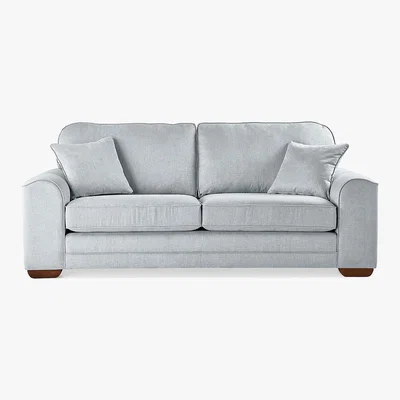 Dunelm Morello Medium Sofa Brushed Plain Fabric Brushed Plain Dew