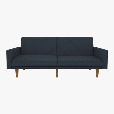 Dunelm Paxson Linen Sofa Bed Navy